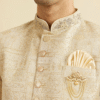 Cream Self Design Indo Western - Image 3