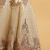 Beige Cream Sitara Embroidered Bridal Lehenga - Image 5
