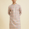 Creamy Elegance Kurta Pajama - Image 2